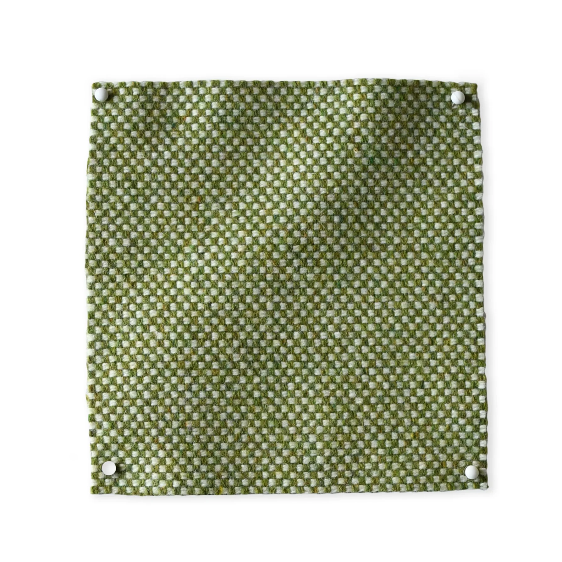 Mini Check Wool - Fern