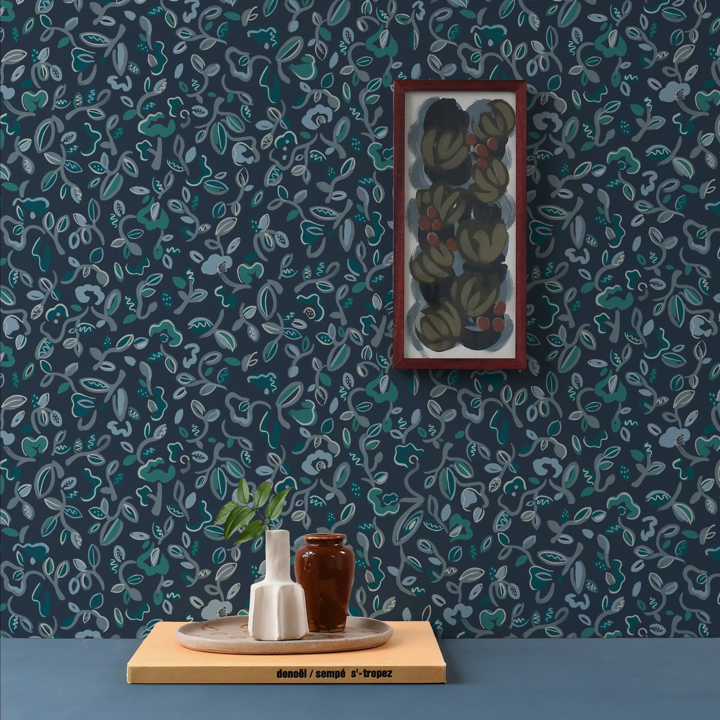 Betty In Bloom Evening Imogen Heath Wallpaper