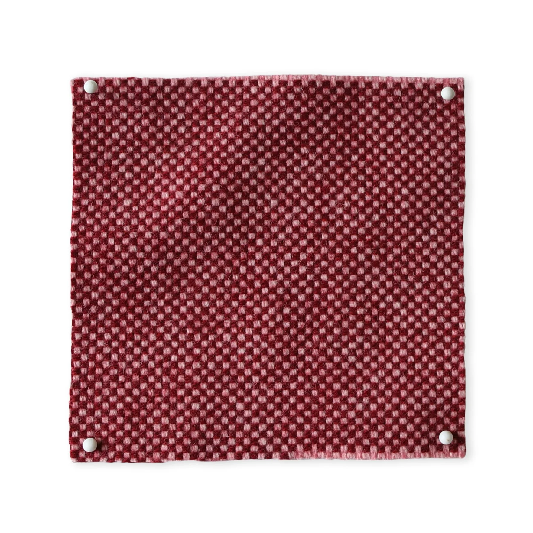 Mini Check Wool - Redcurrant