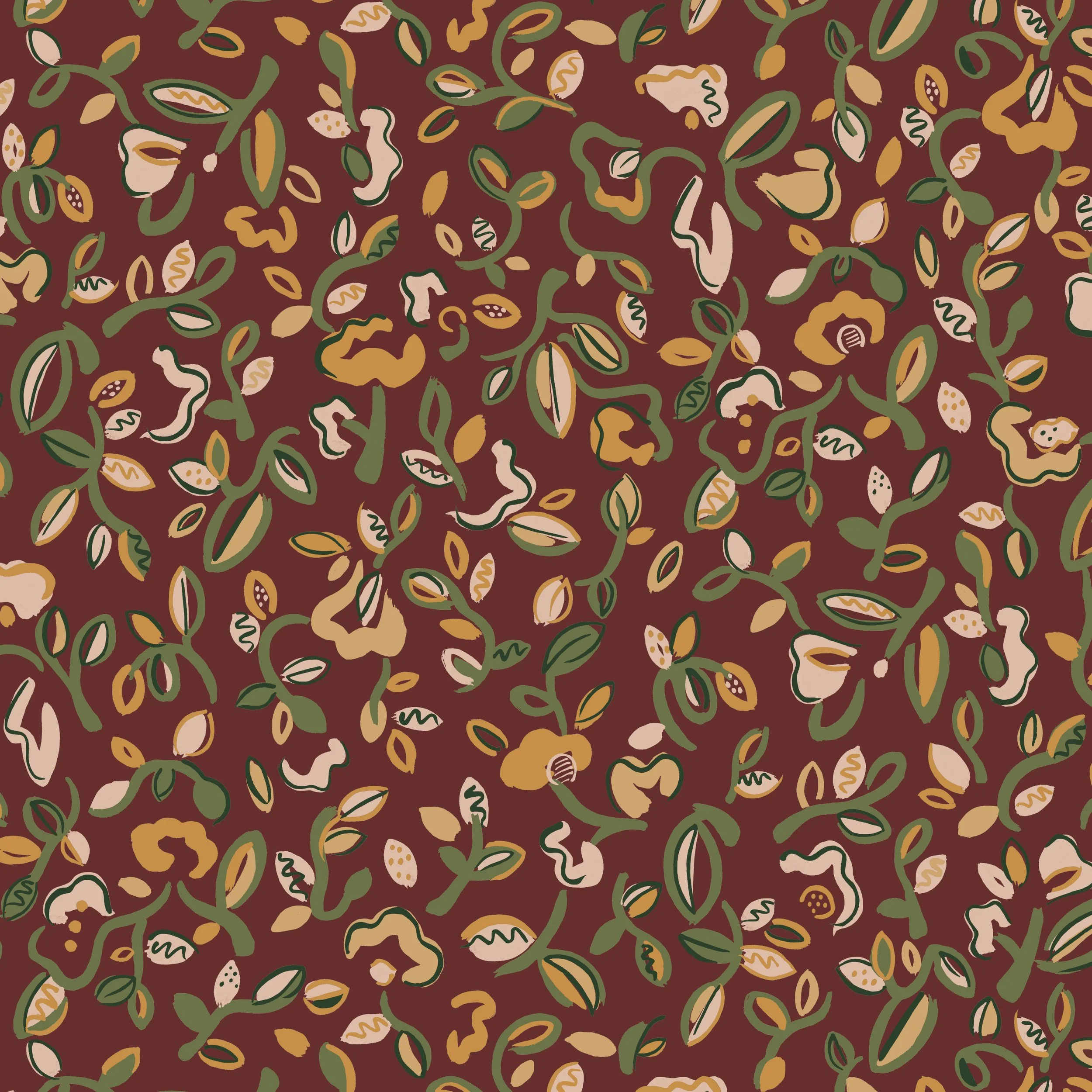 Betty In Bloom_Chestnut_Pattern Tile_BB25WP03D.jpg