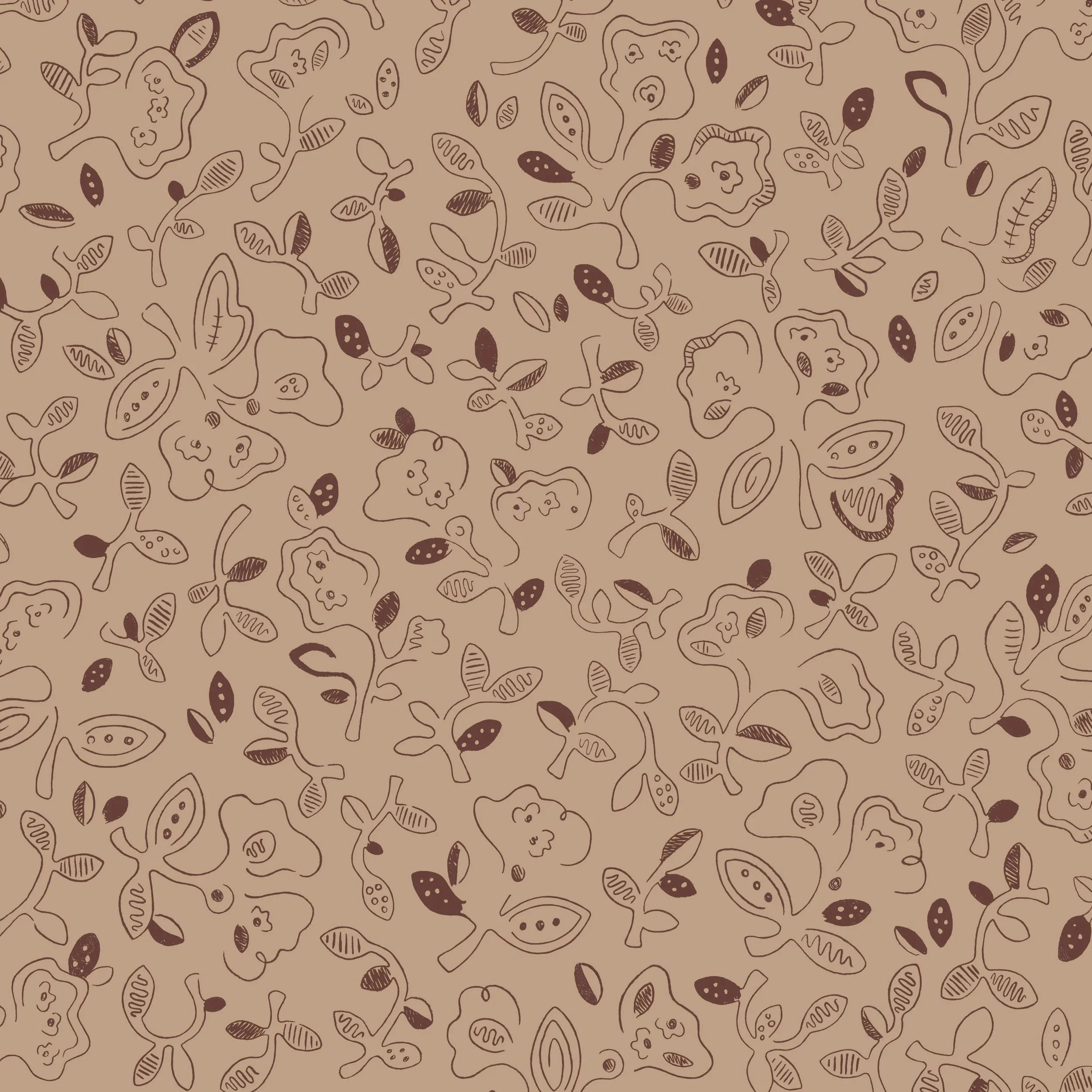 Betty Wallpaper - Rosehip