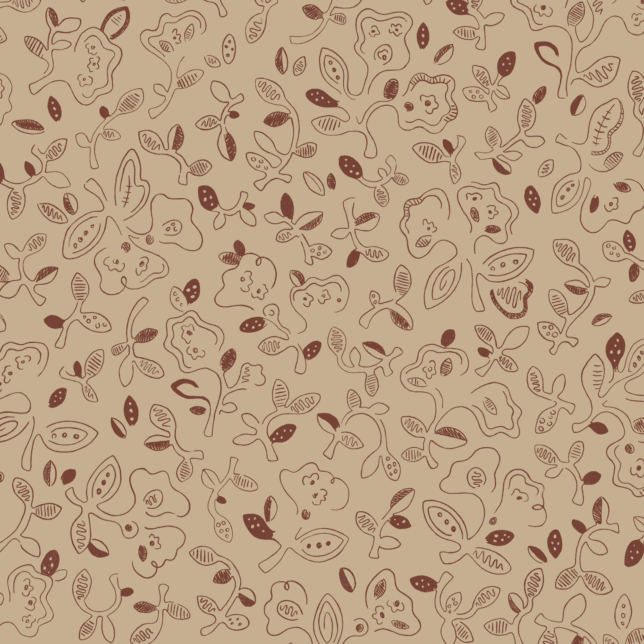Betty Wallpaper - Brick
