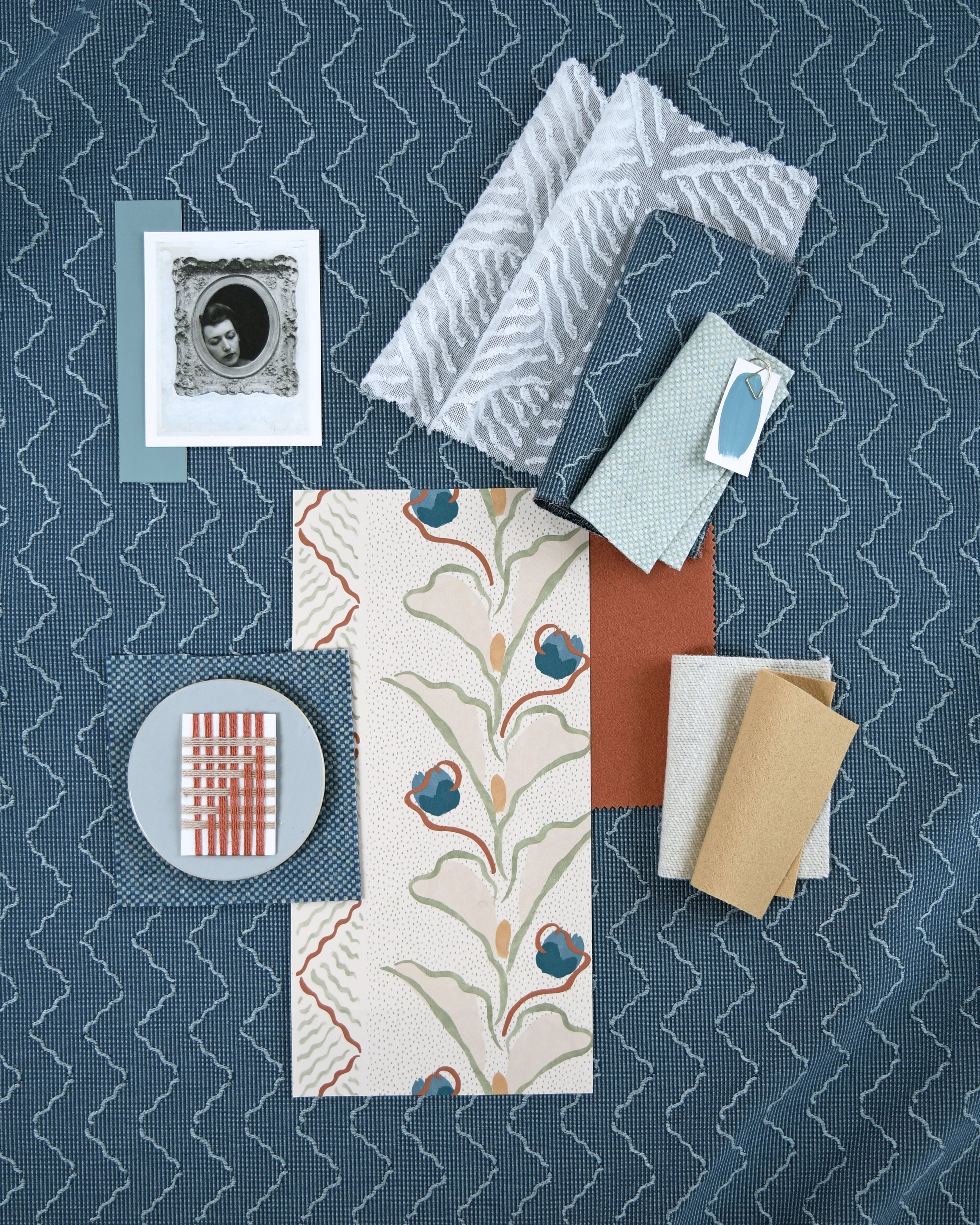 Imogen Heath Interiors Fyvie woven fabrics