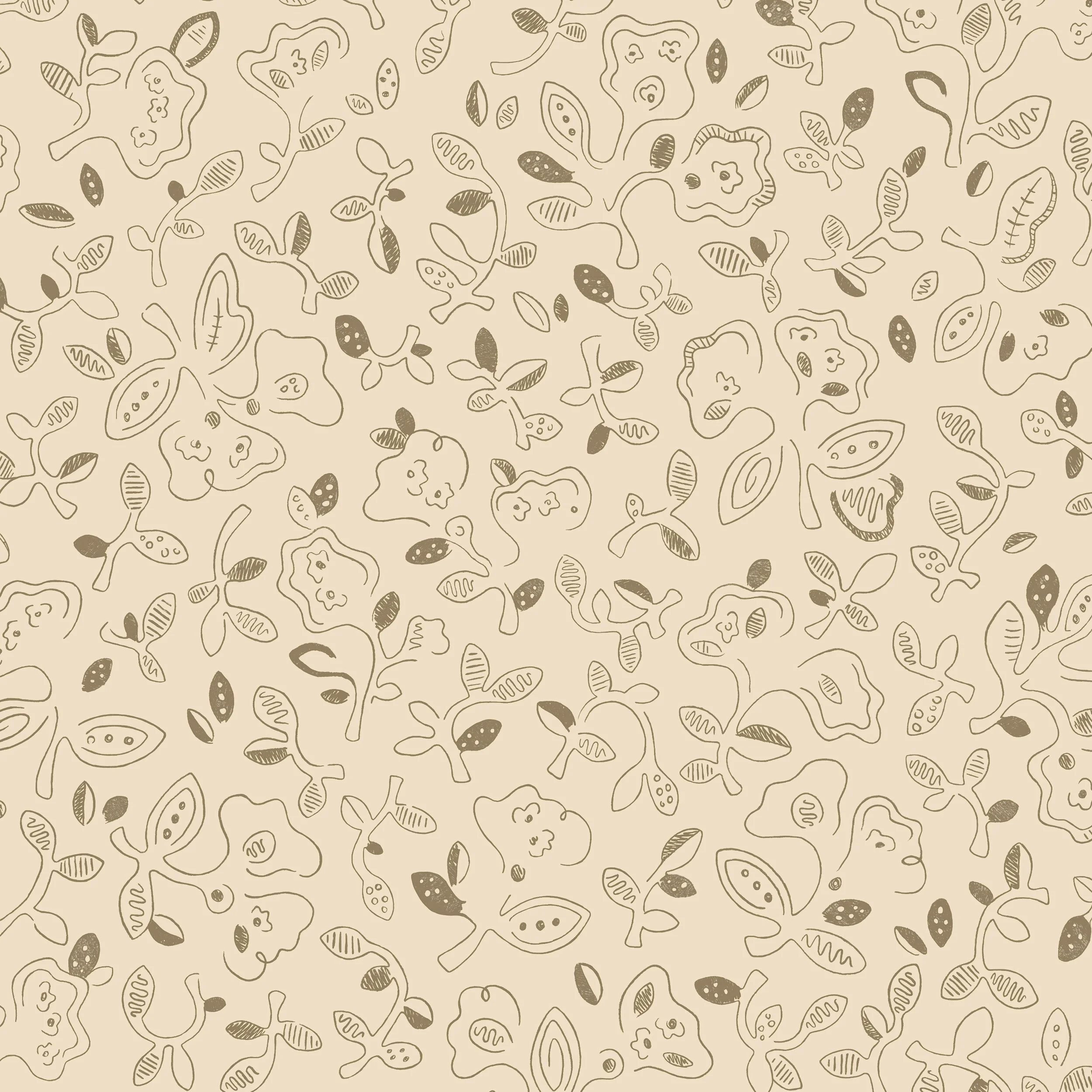 Betty Wallpaper - Sand