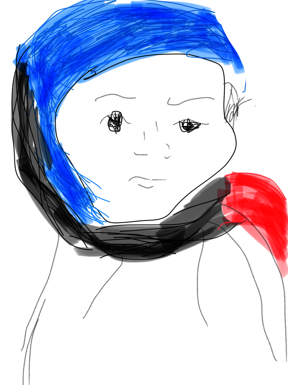 Credit: Nirupa Umapathy. Fat Finger Drawings. All you need is iphone notes and a fat and lusty finger to squiggle and scribble