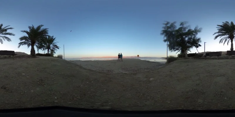 An Arava Sunset. PC: Nirupa Umapathy & Yigal