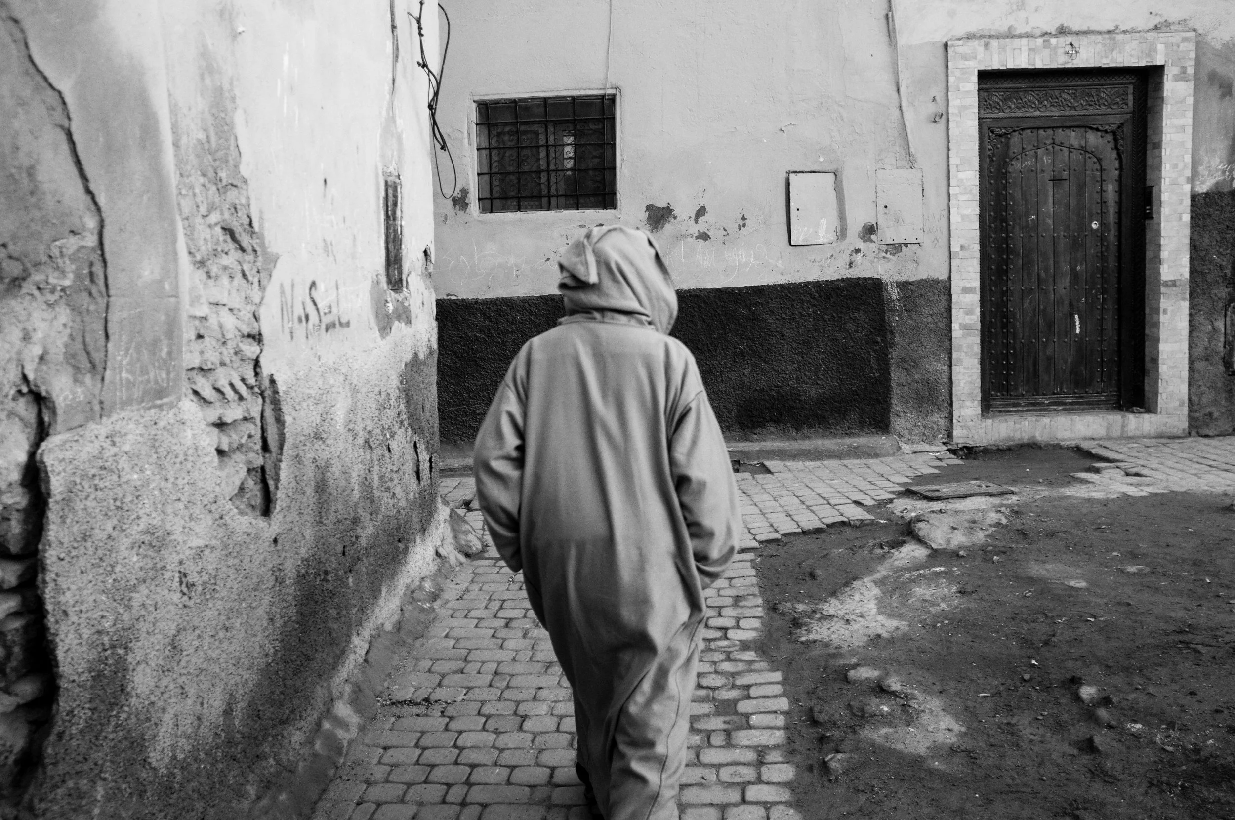 Early morning commuter. Morocco 