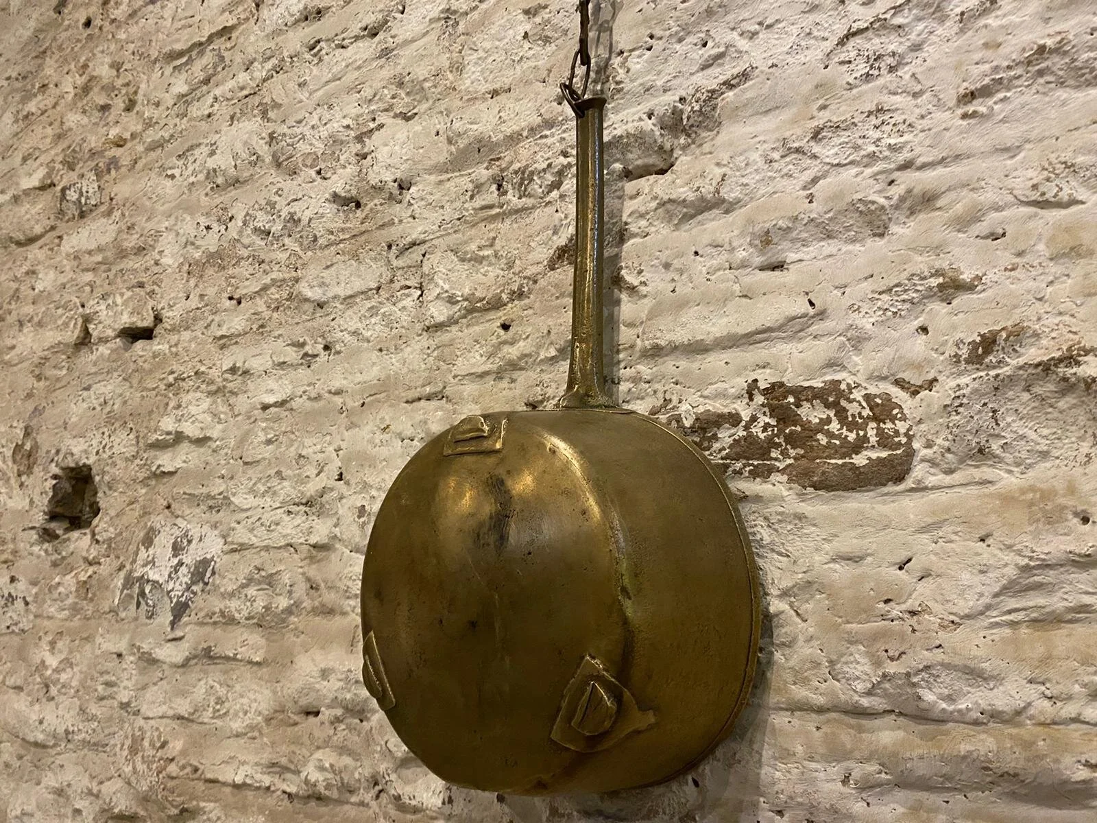 Victorian (Very!) Large Jam Saucepan On Chain — Court House Farm
