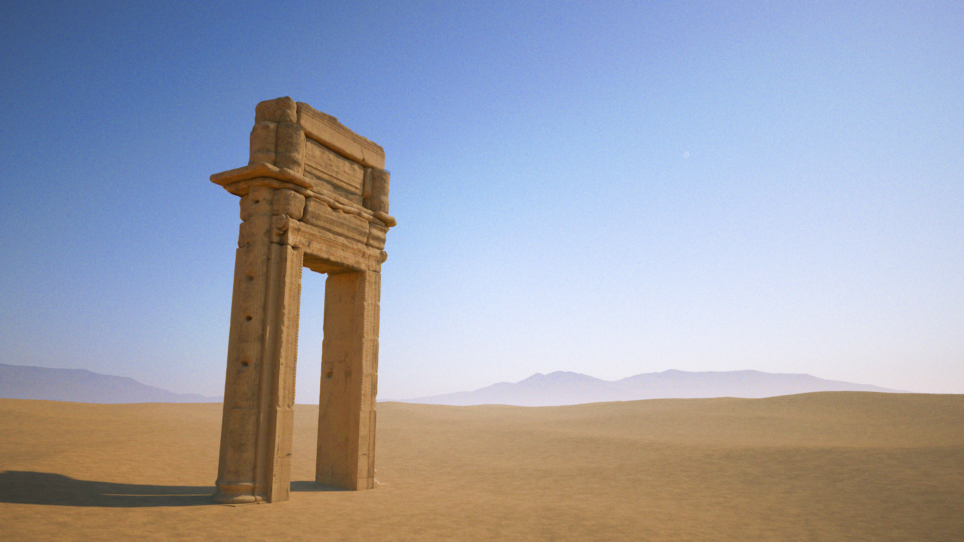 Original Computer Model for the Temple of Baal (Vertex, UK)