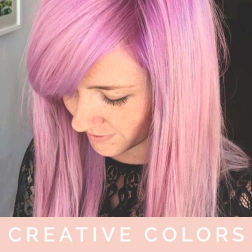 creative hair color fashion colors