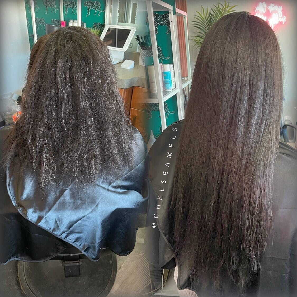 Before + After HAIR EXTENSION transformations are my favorite. Did you know that I am fully certified in 4 different methods? YEP! ( #itip #ktip #beadedweft &amp; #tapein ) This look was created with a full set of @bellamihair 20&rdquo; iTip hair ext