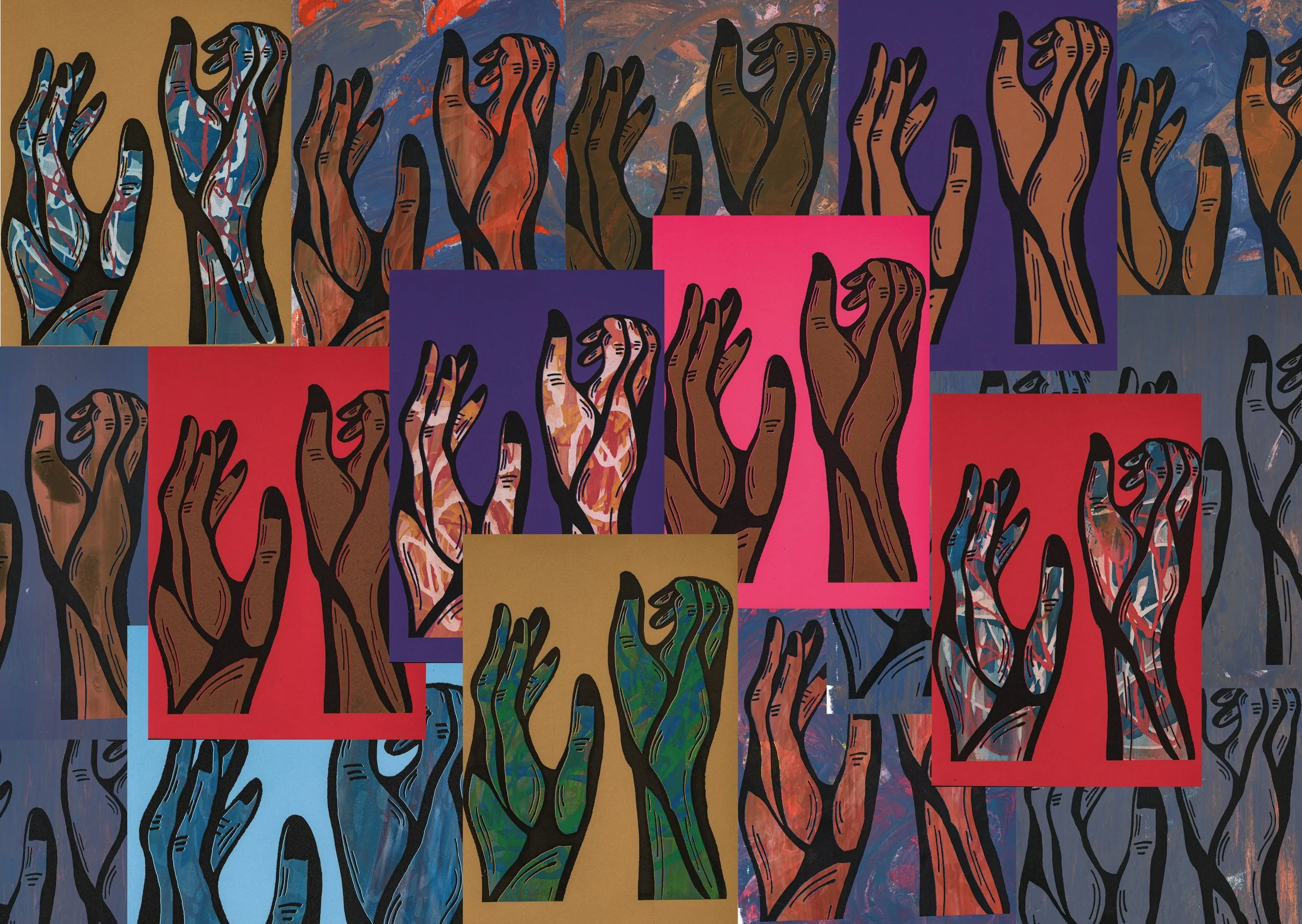 REACHING HANDS