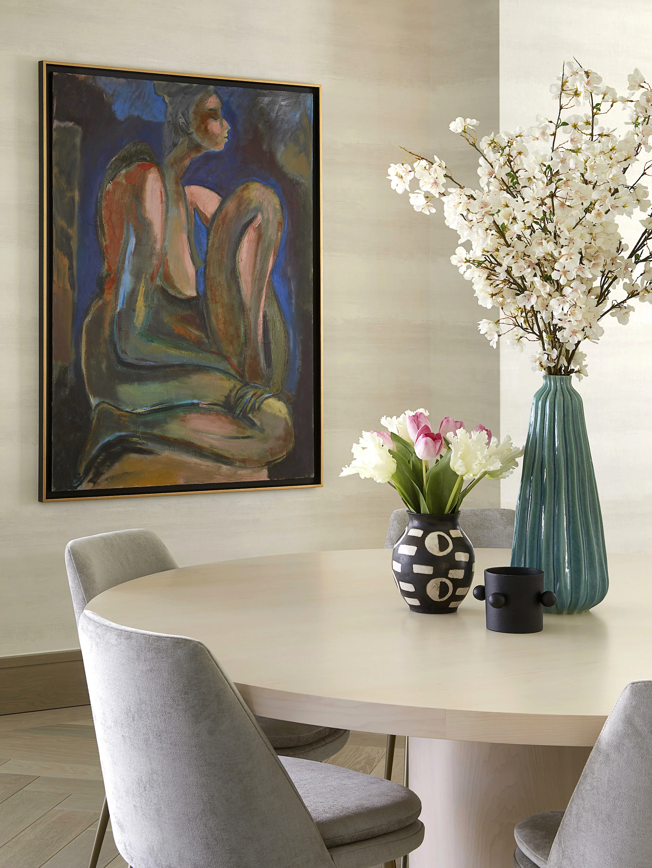 Chiltern Place | Marylebone Oil on Canvas Interior Design: Elicyon