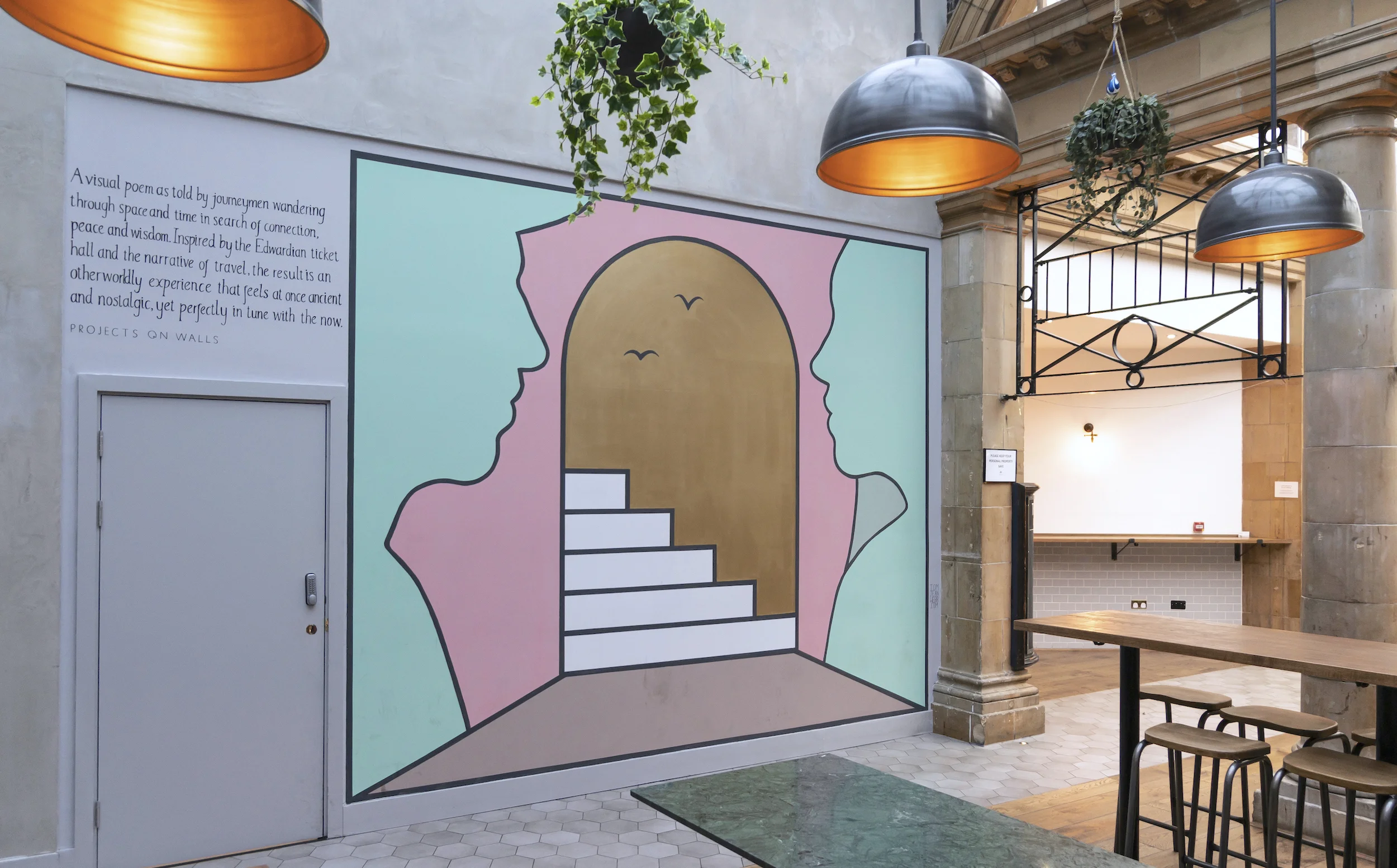 Market Halls | FulhamWall MuralInterior Architecture: FaulknerBrowns