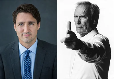 Clint vs. Trudeau. Which is a real man?