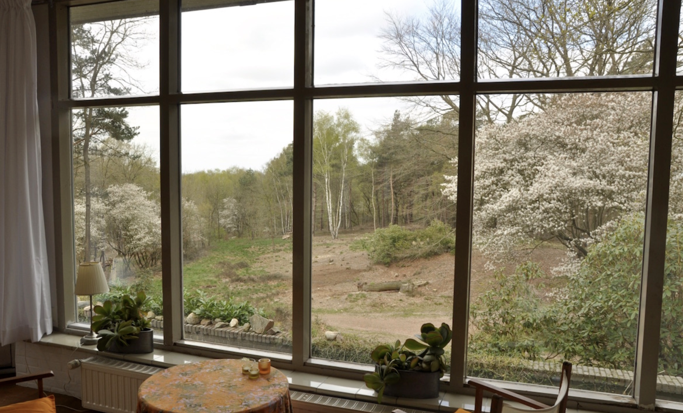 Schitterend uitzicht vanuit de woonkamer