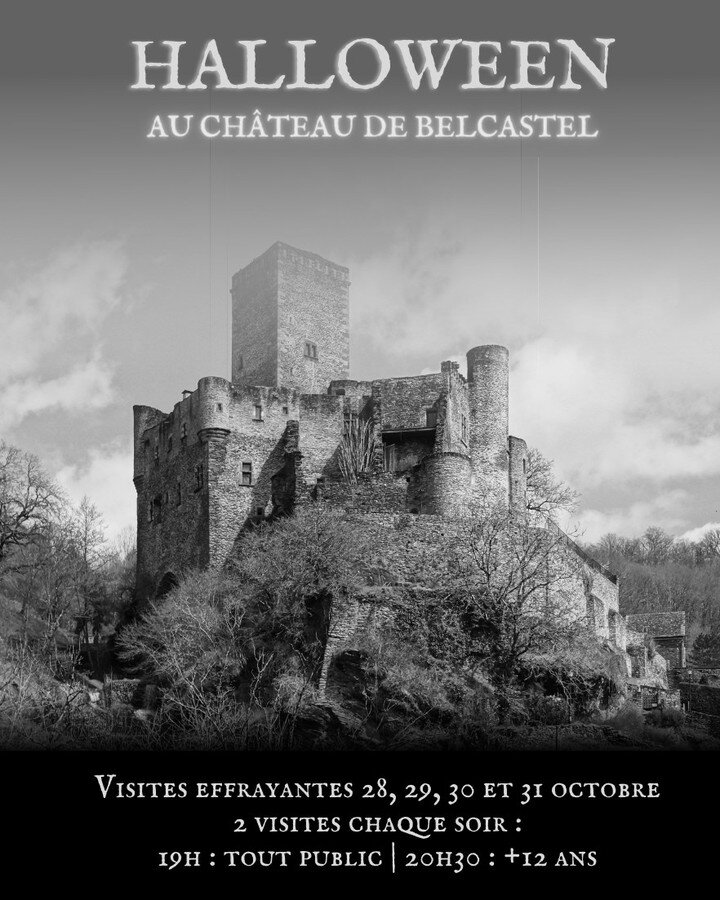 🎃🧟&zwj;♂️🐈&zwj; Spooky season is here, and the best place to celebrate it is at Ch&acirc;teau Belcastel! An incredible decoration, a powerful story and many surprises await the brave visitors who dare to participate in our terrifying tours 💀👻🧹?