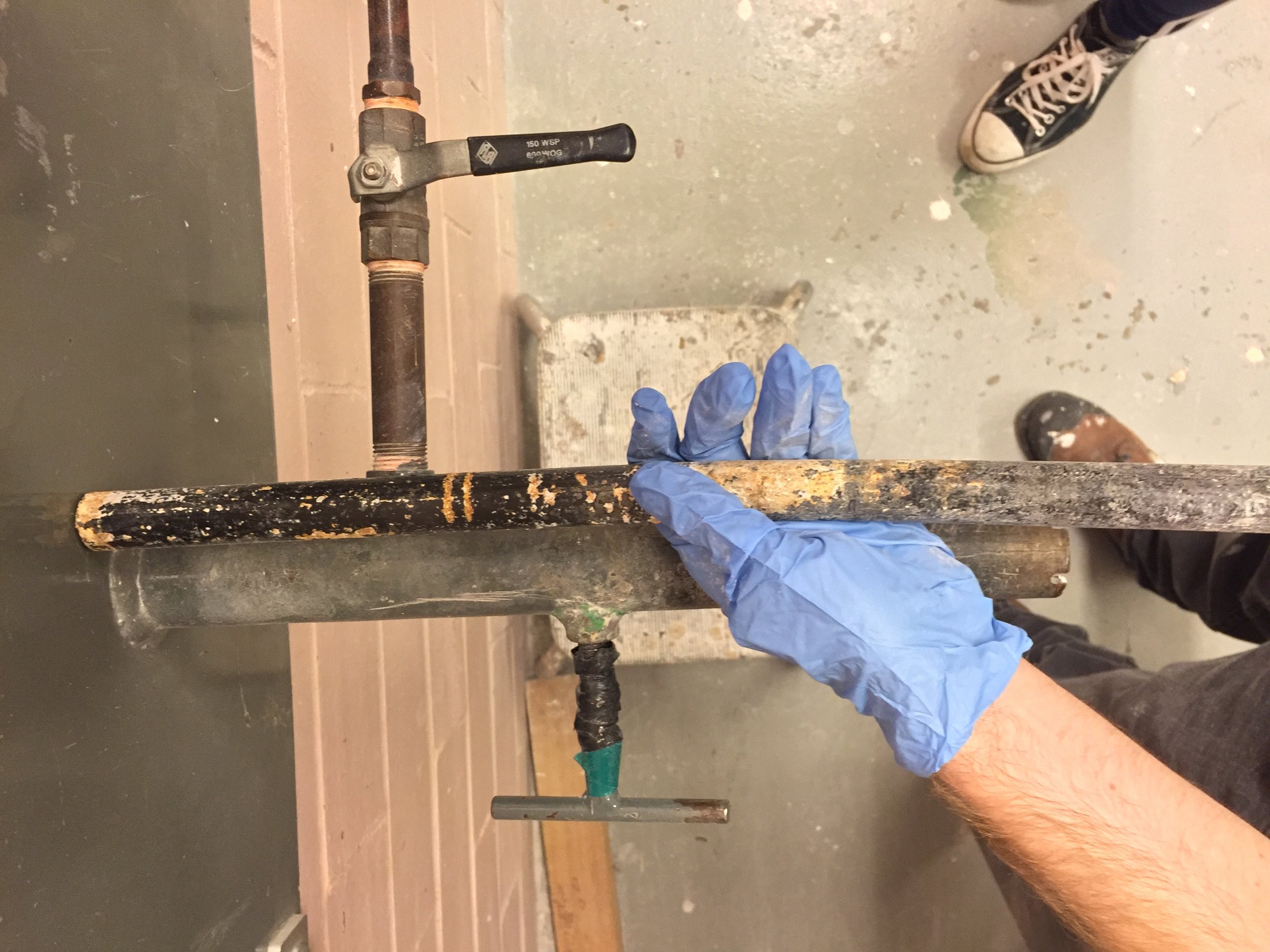 This mandrel is far too long.