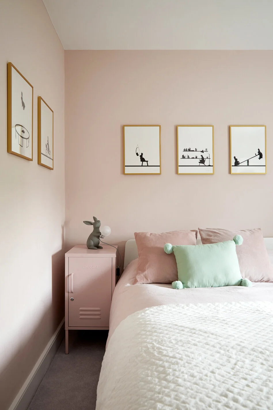 Cool Blush Tween Room