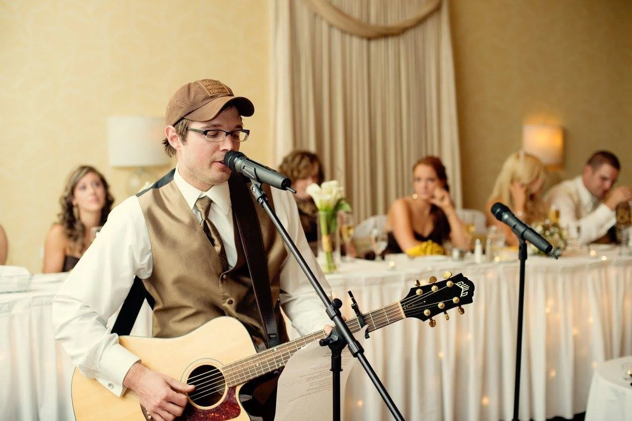 Playing my best man ‘speech’ that sparked the idea for PutThemInASong