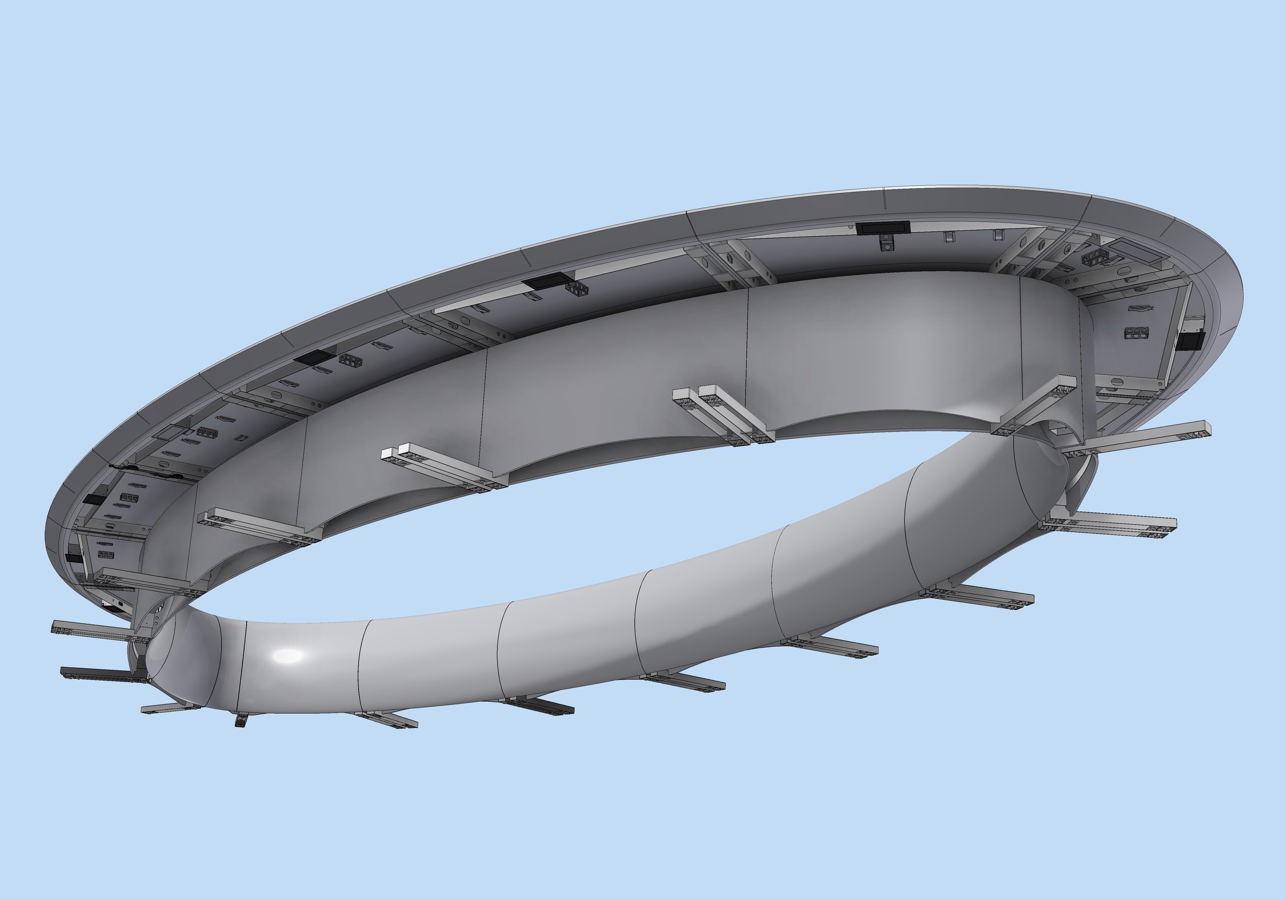 MODEL VIEW - Underside