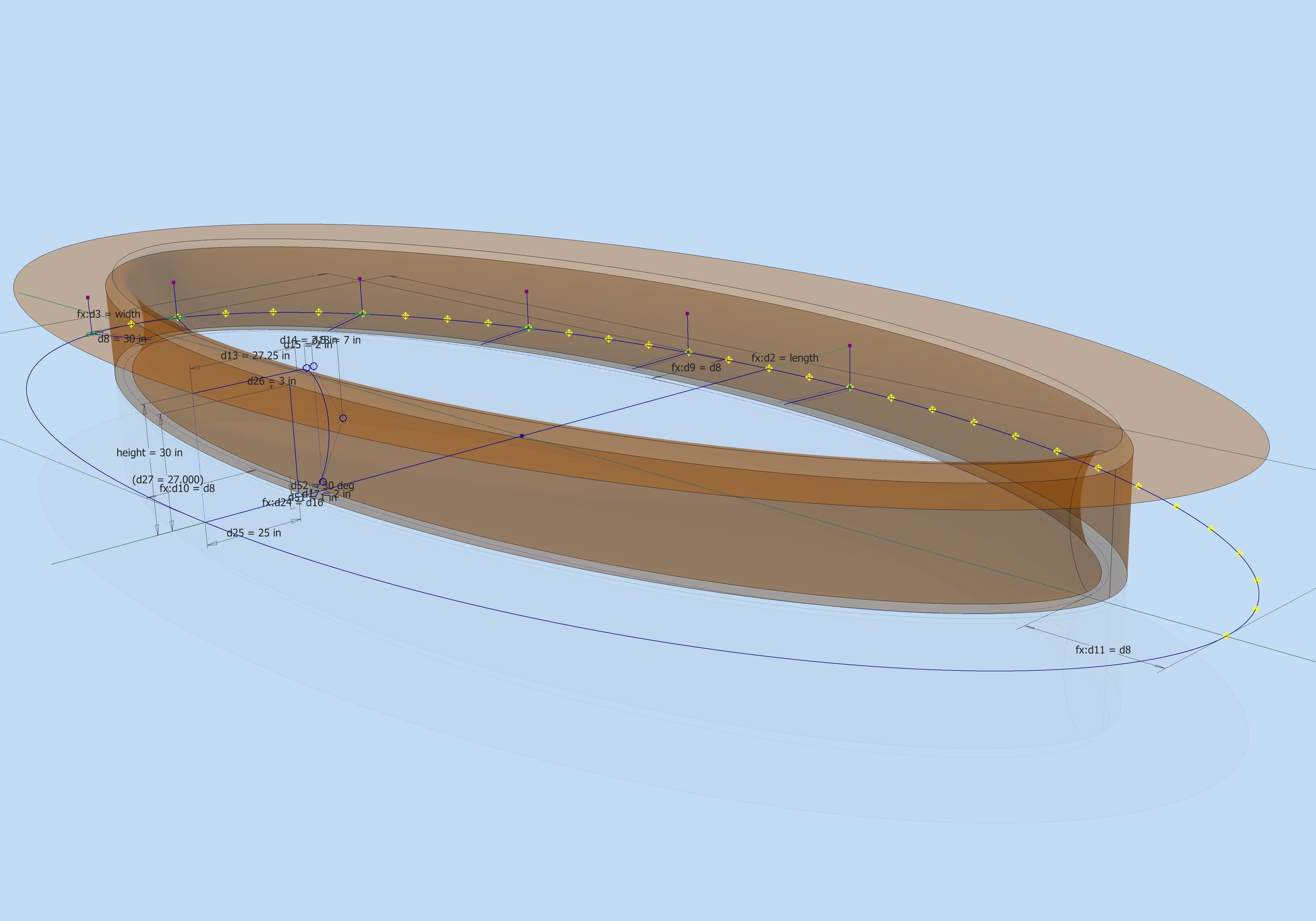 MODEL VIEW - Control surfaces