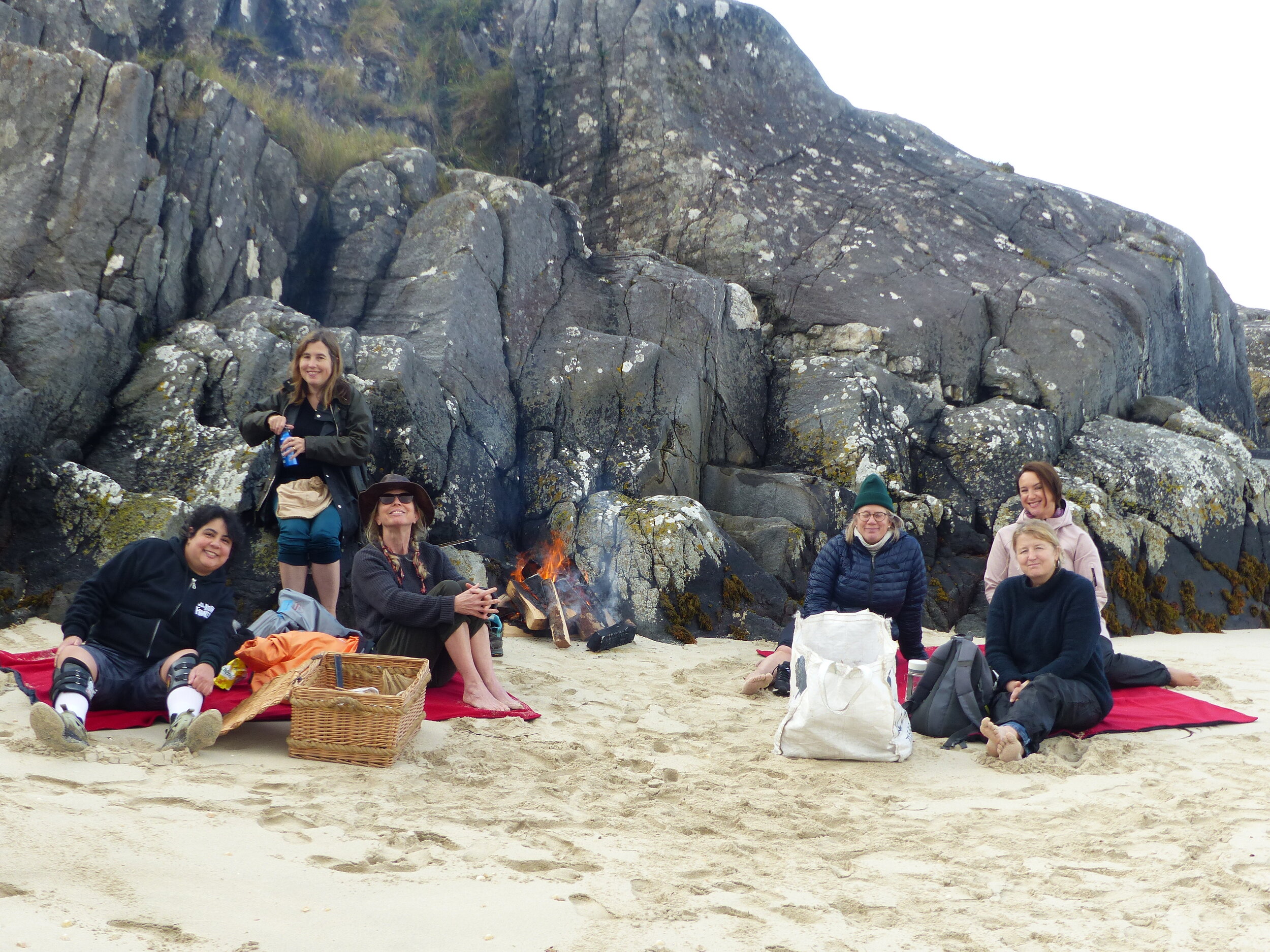 2018 writing retreat beach picnic_ABailey.JPG