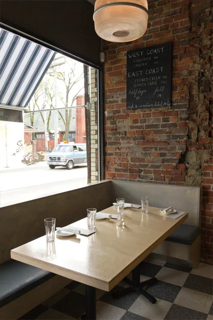 Hoof Raw Bar - Banquettes