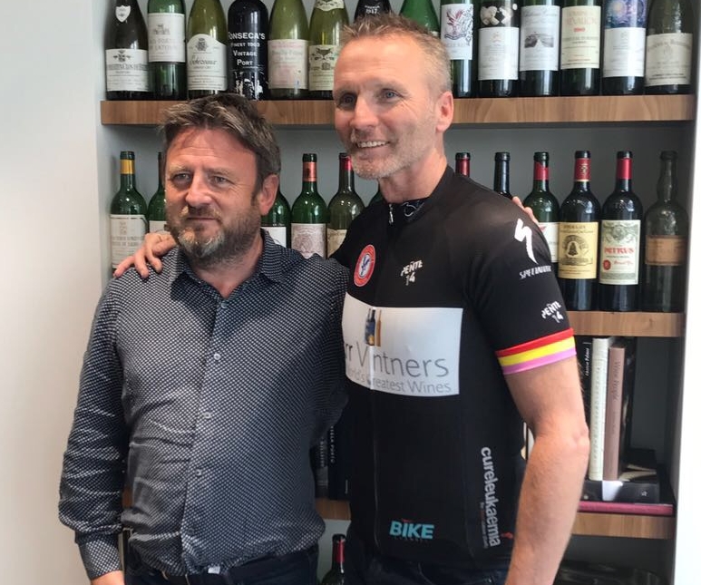 Steve Browett (left) and Geoff Thomas (right)