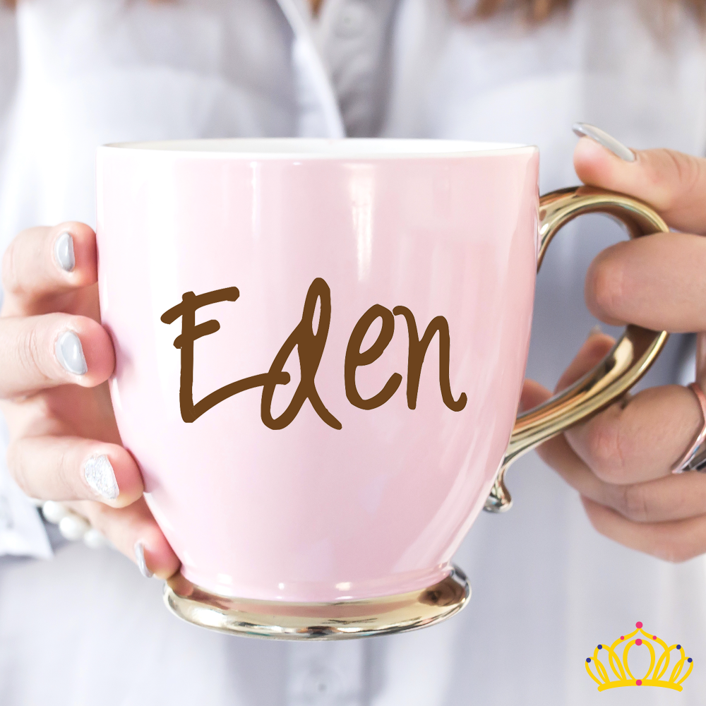 Dash of Flair Bekah Font Name Decal