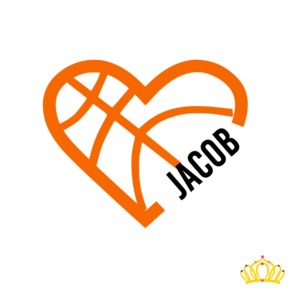 Dash of Flair Basketball Name Decal