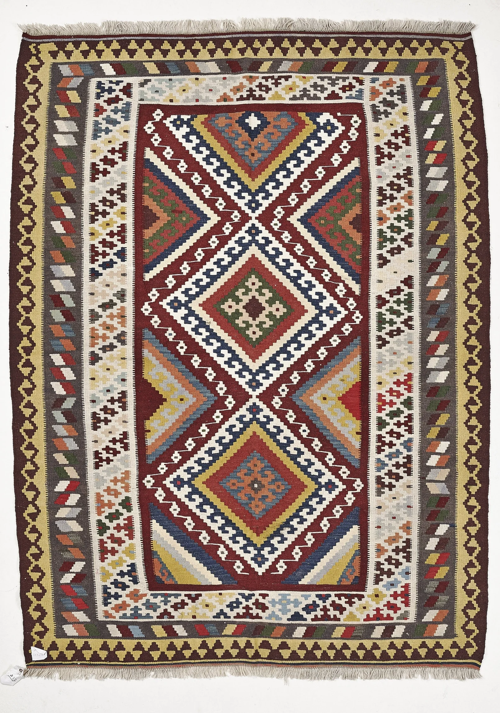 147 ANTIQUE KILIM GHASHAIE 6-8X5-1JPG IMAGES.jpg