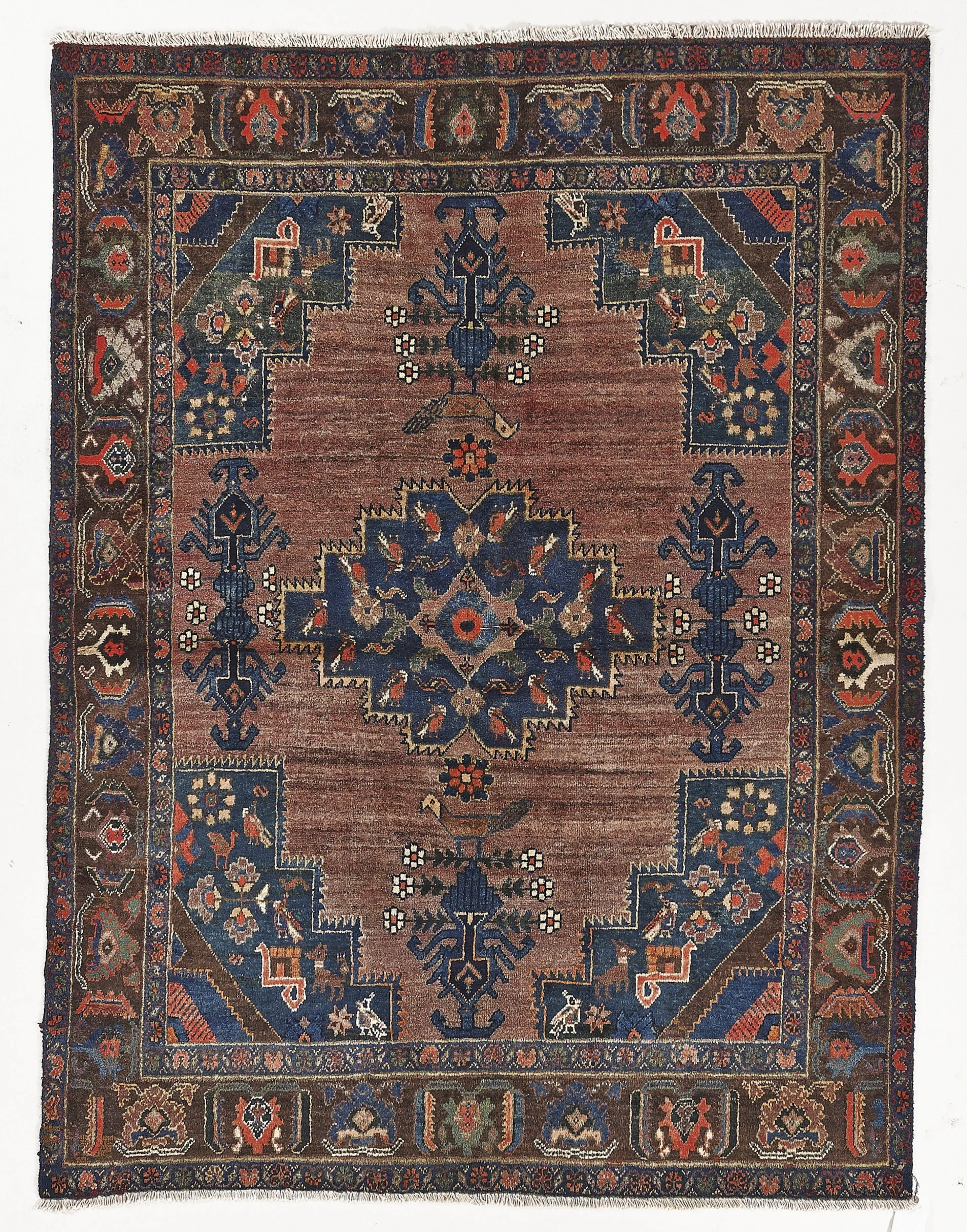 3308 ANTIQUE GHASHGHAIE ONE OF KIND C1920 4-8X6-2 -16400.jpg