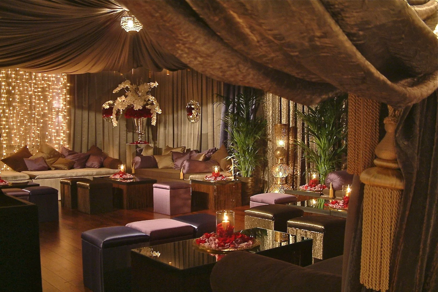  Opulent Eastern Marquee: George Clooney: Not on Our Watch Charity Event 