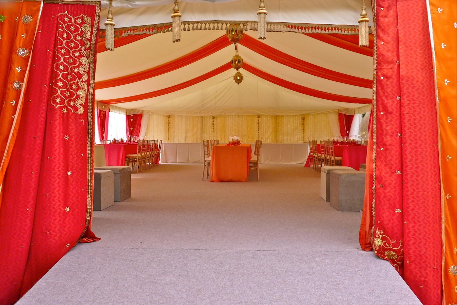  Vibrant Eastern Style Marquee: 70th Birthday Party 