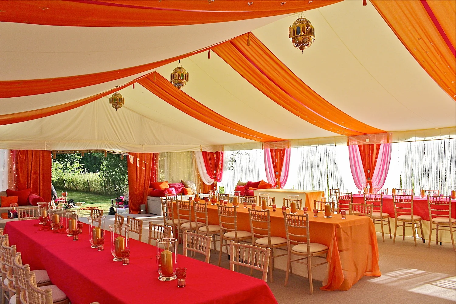  Vibrant Eastern Style Marquee: 70th Birthday Party 
