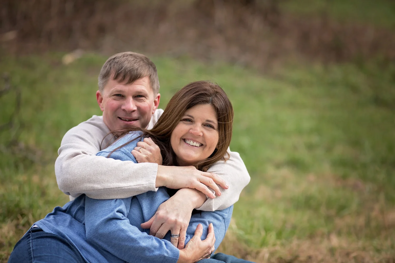 Loving Couple in field