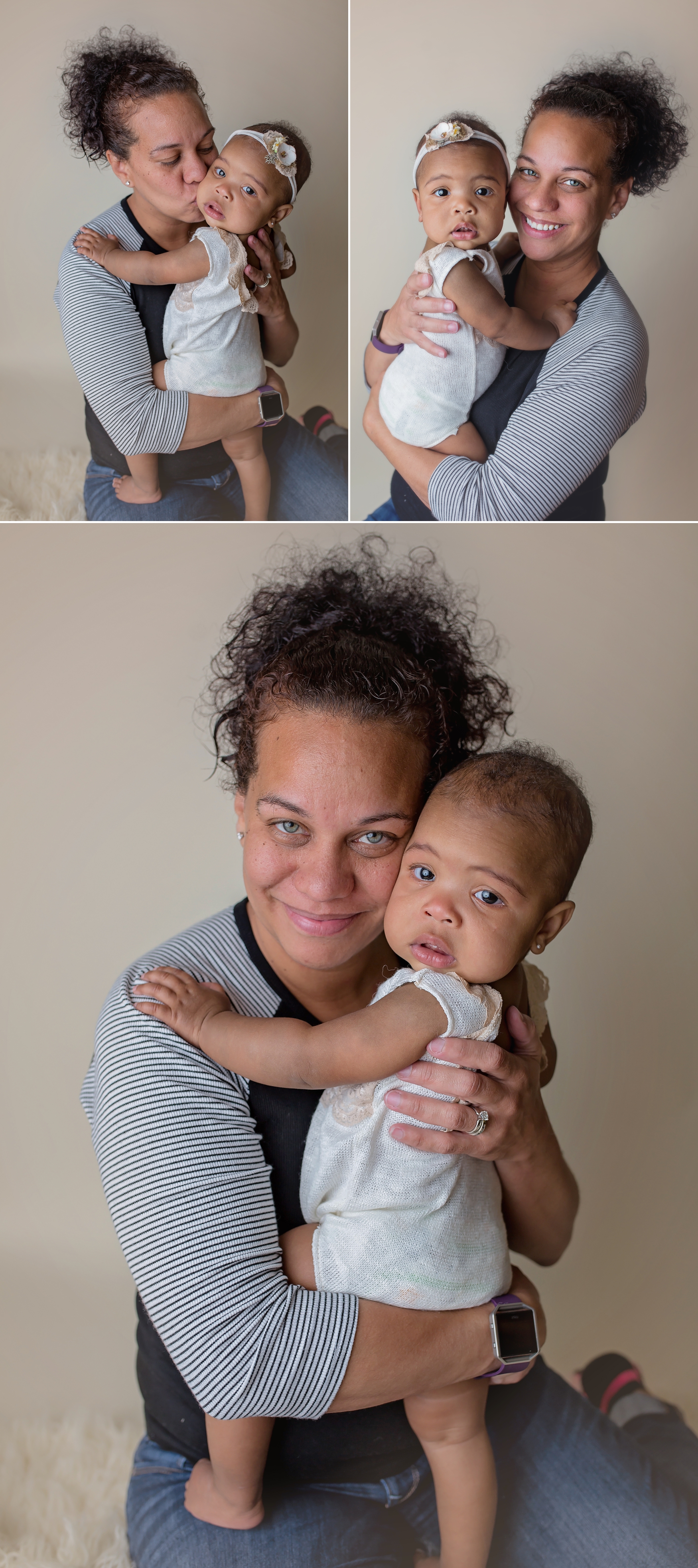 Mama-love!   This mama hugging on her sweet baby girl during our photo session!