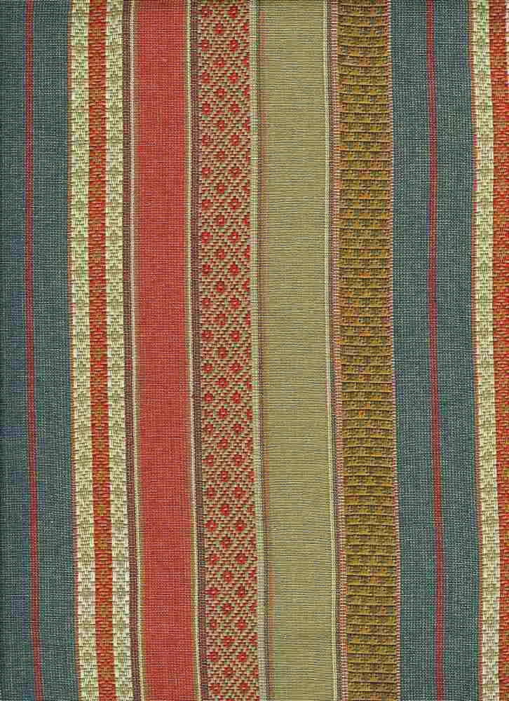Gypsy Stripe | Red/Turquoise/Khaki