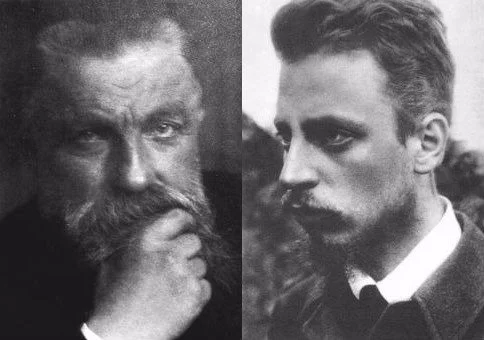 Auguste Rodin, left, and Rainer Maria Rilke.jpg