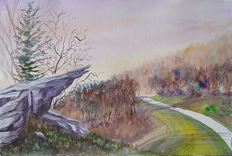 Raven Rock on the Blue Ridge Parkway SOLD