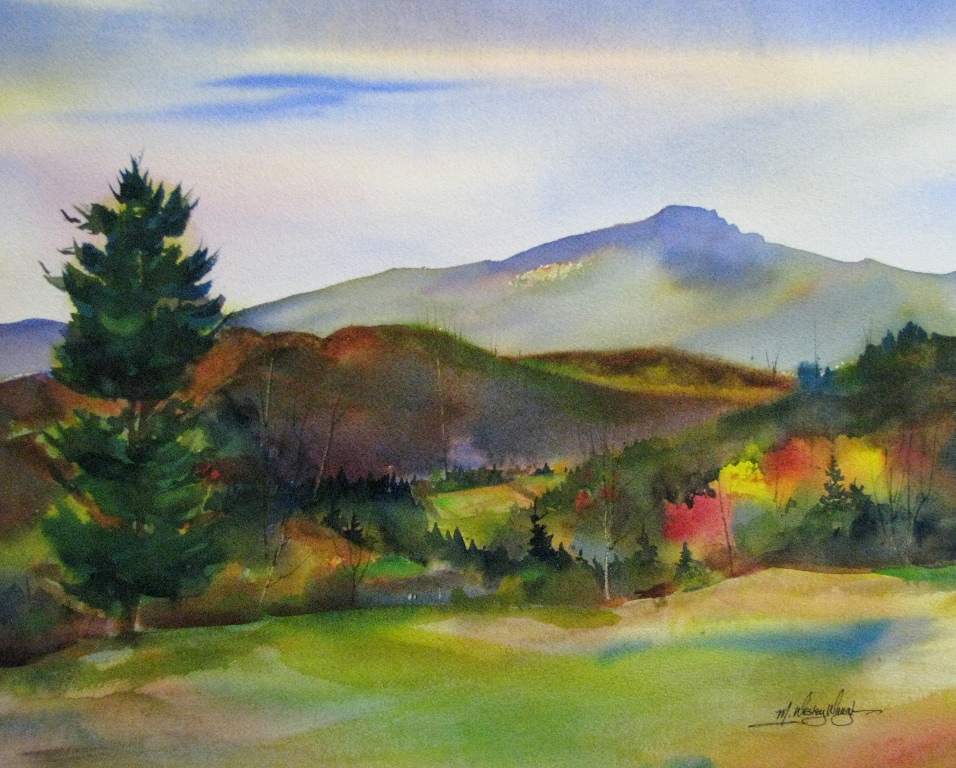 Fields of Fall with Grandfather SOLD