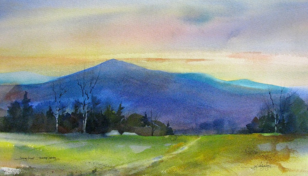 Evening Arrival Blue Ridge Parkway SOLD