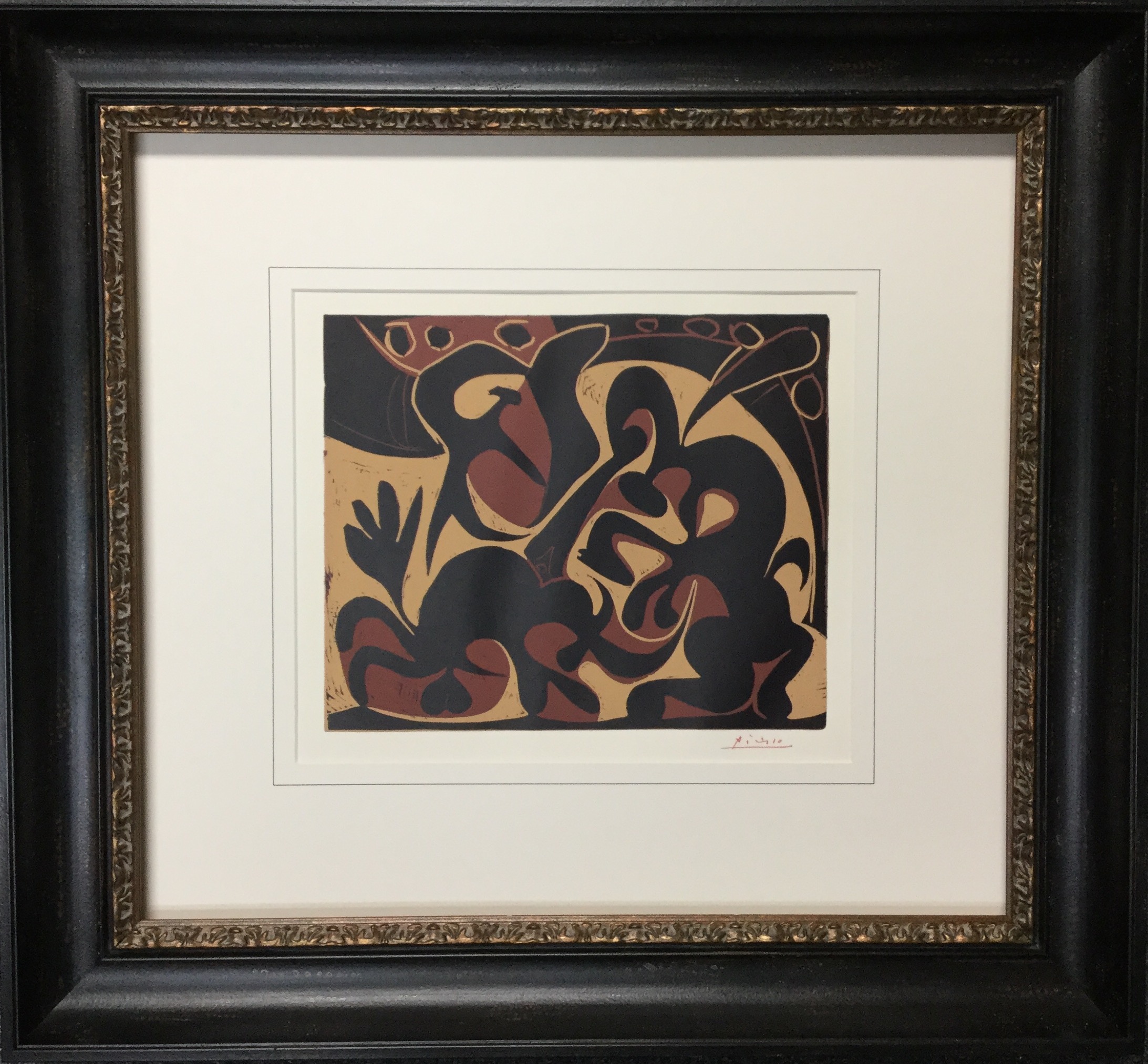 Beautiful french line design for this stunning Picasso print!