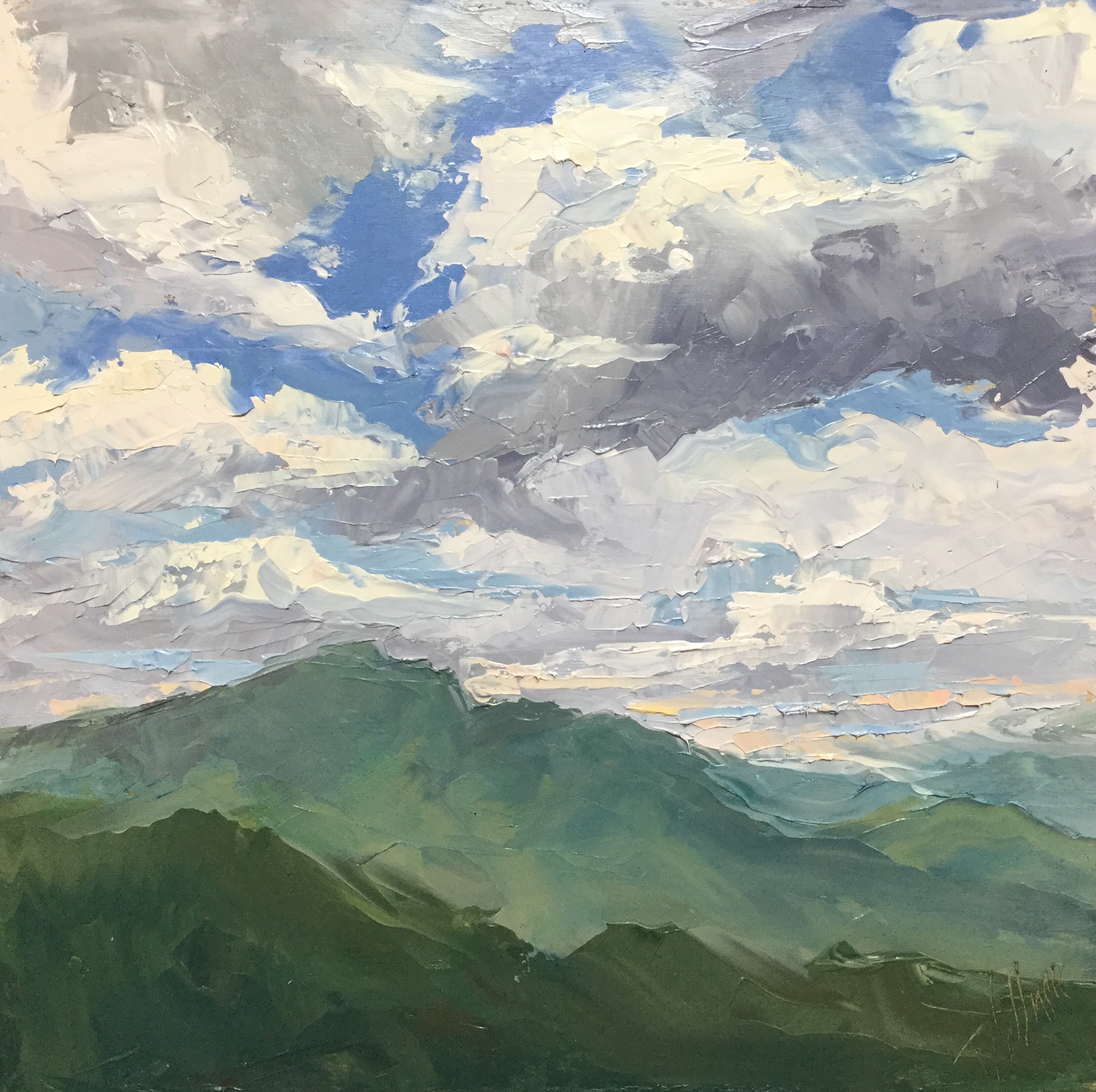 Clouds Gathering Over Grandfather SOLD