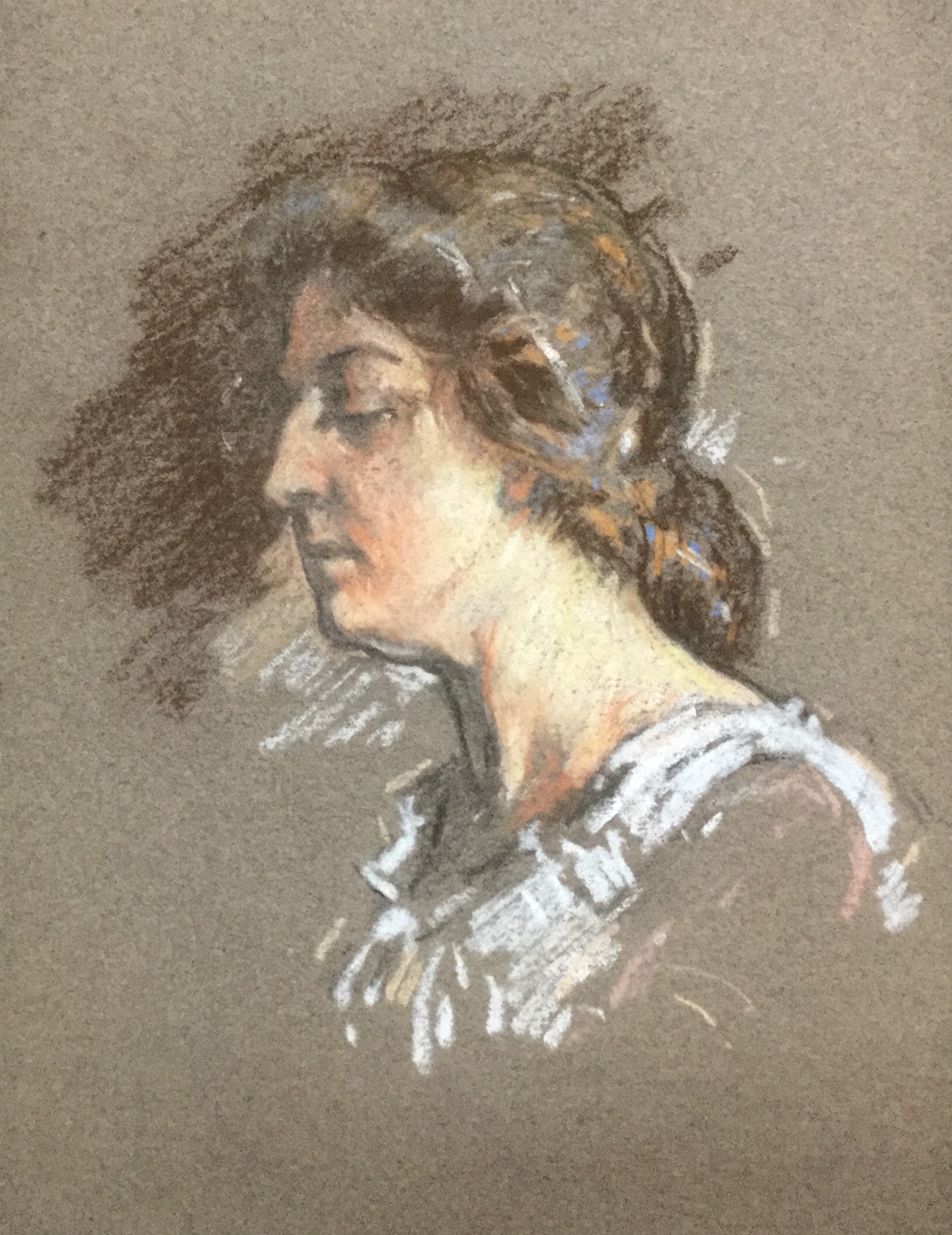 Portrait of Elizabeth Fite, E. Daingerfield's Mother-in-Law SOLD