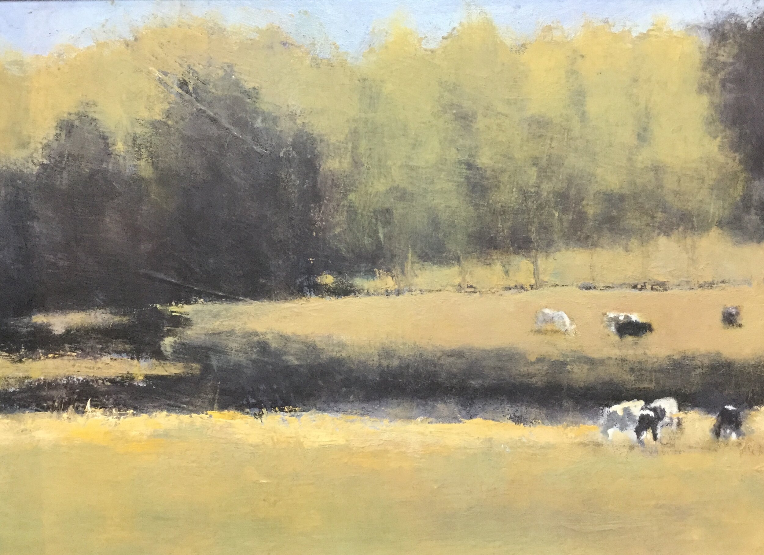 Grazing at the Bend by Fred Sprock