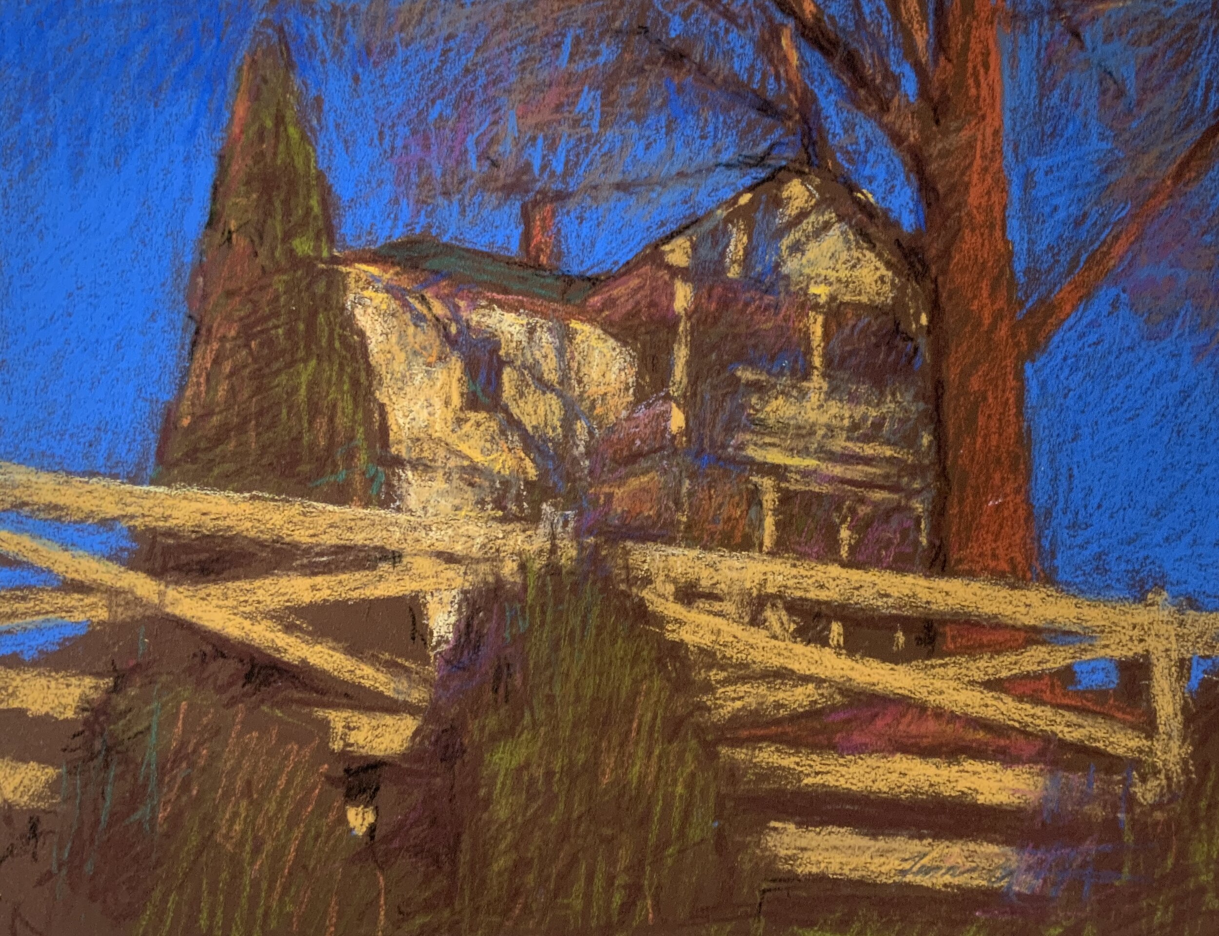 House at Grassy Creek by Richard Fennell