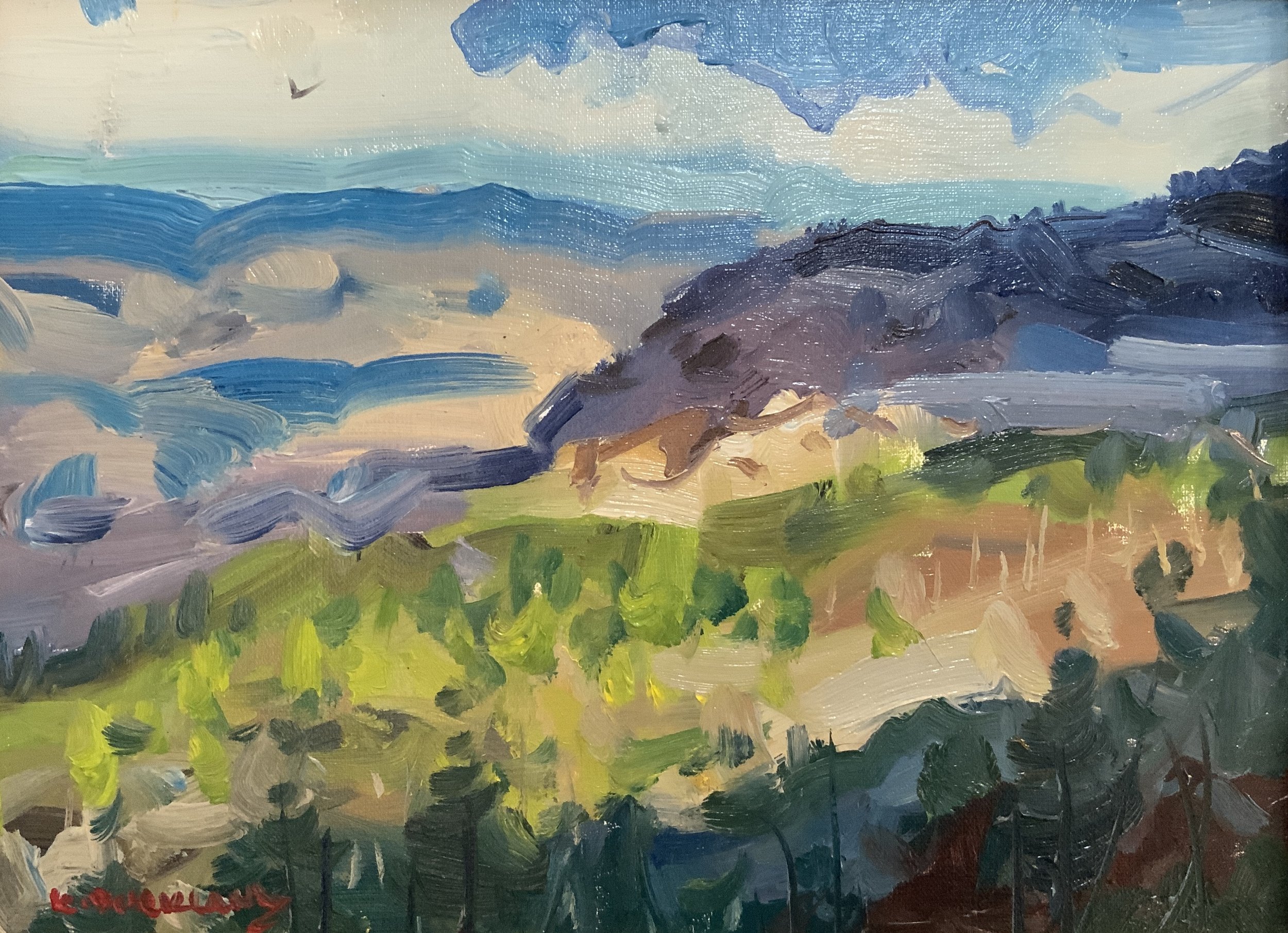 Plein Air Painting Demo: Kyle Buckland ⋆ Blowing Rock