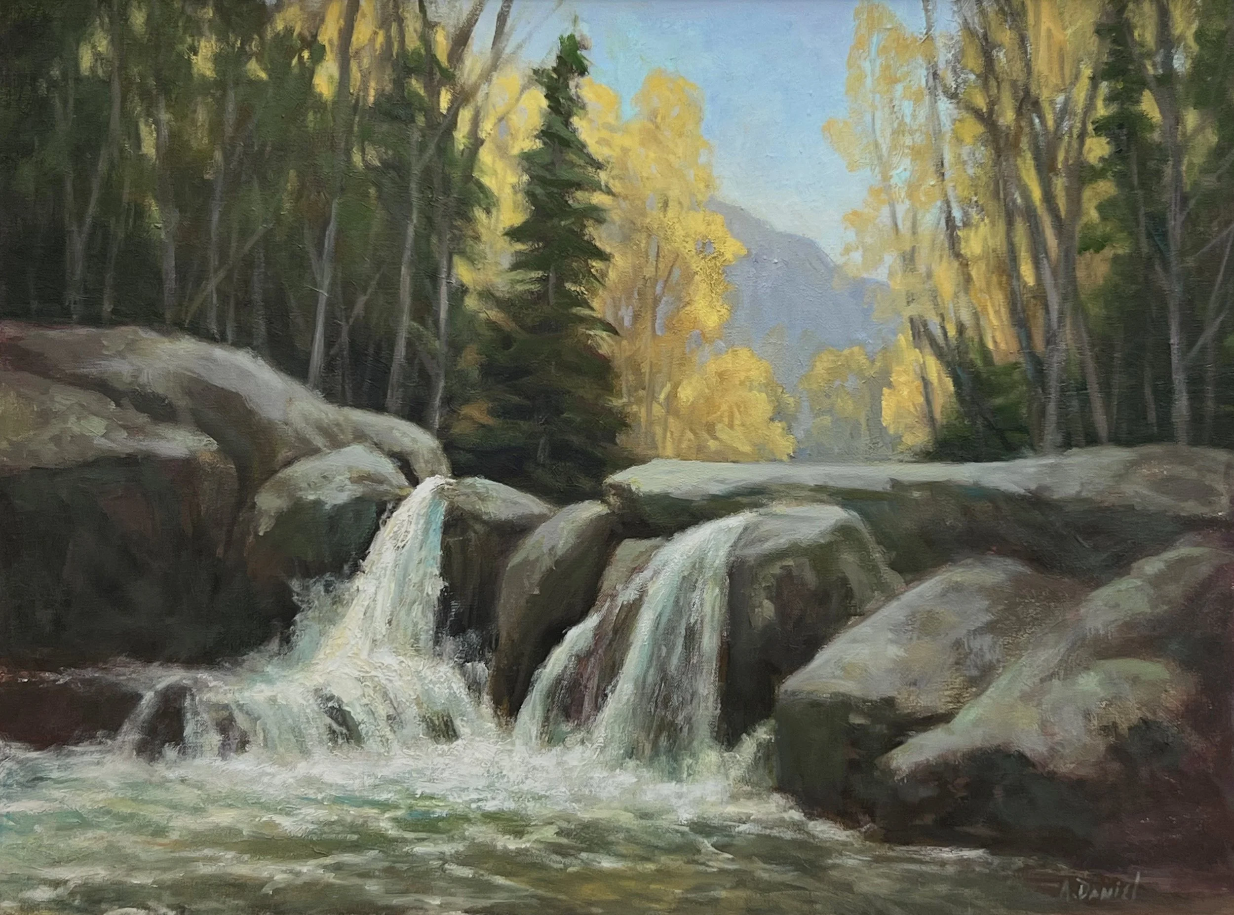 Waterfall in the Fall 